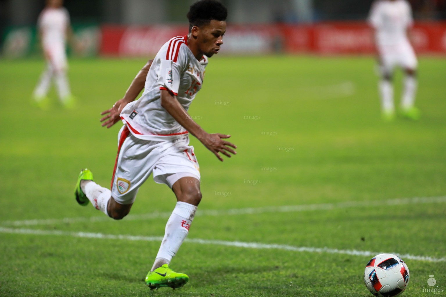 Asian Cup Qualifier between Maldives and Oman in National Stadium, on 10 October 2017 Male' Maldives. ( Images.mv Photo: Ismail Thoriq )