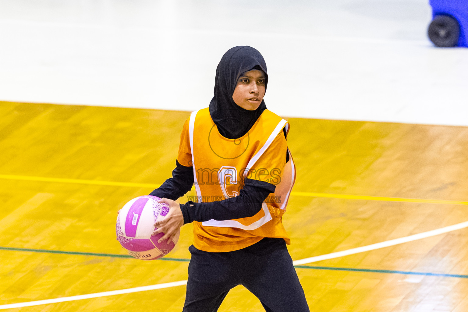 Day 8 of 24th Milo Netball Association Championship was held in Social Center at Male', Maldives on Monday, 8th September 2025. Photos: Mohamed Mahfooz Moosa / images.mv