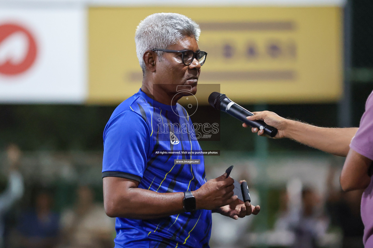 Prison Club vs Club MYS in 18/30 Futsal Fiesta Classic 2023 held in Hulhumale, Maldives, on Friday, 21st July 2023 Photos: Nausham Waheed / images.mv