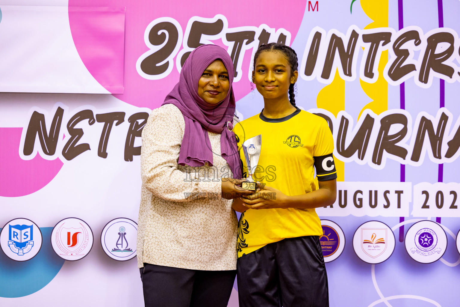 Day 7 of 25th Inter-School Netball Tournament was held in Social Center at Male', Maldives on Saturday, 17th August 2024. Photos: Nausham Waheed / images.mv