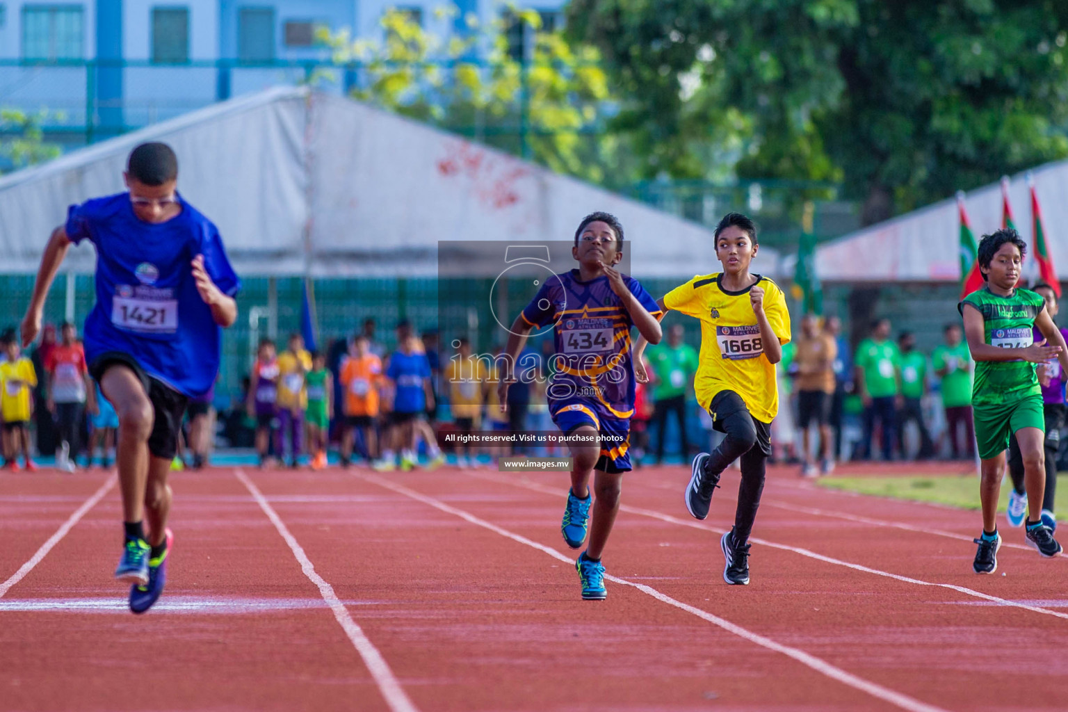 Day 1 of Inter-School Athletics Championship held in Male', Maldives on 22nd May 2022. Photos by: Maanish / images.mv