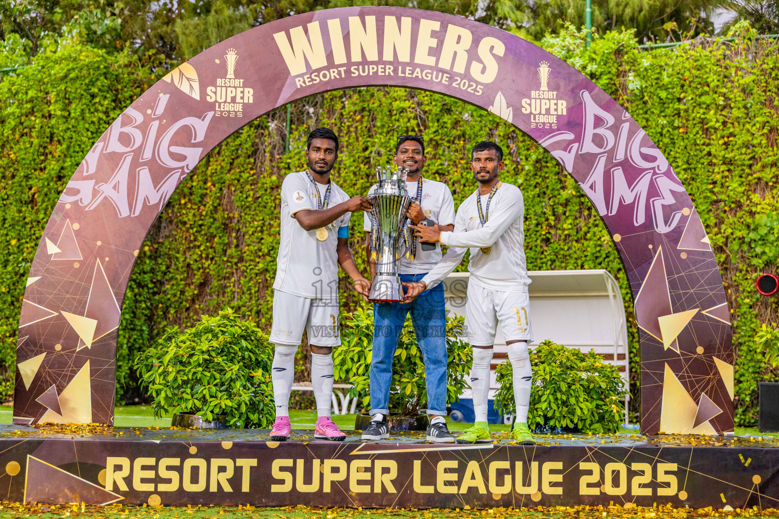 Conrad Maldives vs Joali Maldives in the Final of Resort Super League 2025 was held on Wednesday, 5th November 2025 in Jumeirah Olhaheli Island Maldives, Photos: Areef Adam / images.mv