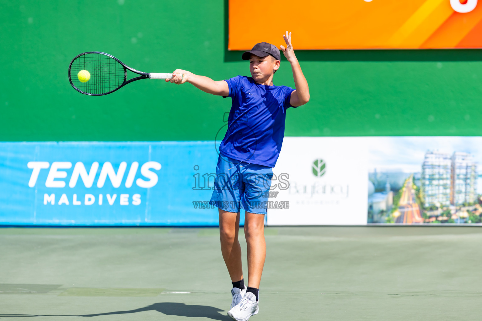 Day 8 of ATF Maldives Junior Open Tennis was held in Male' Tennis Court, Male', Maldives on Thursday, 19th December 2024. Photos: Nausham Waheed/ images.mv