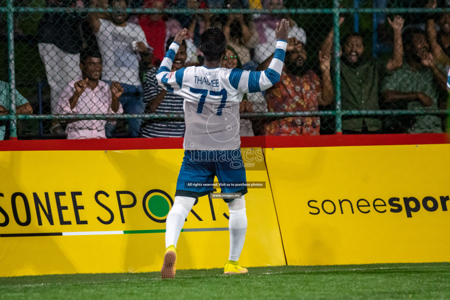 Club AVSEC vs TEAM DJA in Club Maldives Cup 2022 was held in Hulhumale', Maldives on Sunday, 9th October 2022. Photos: Hassan Simah / images.mv