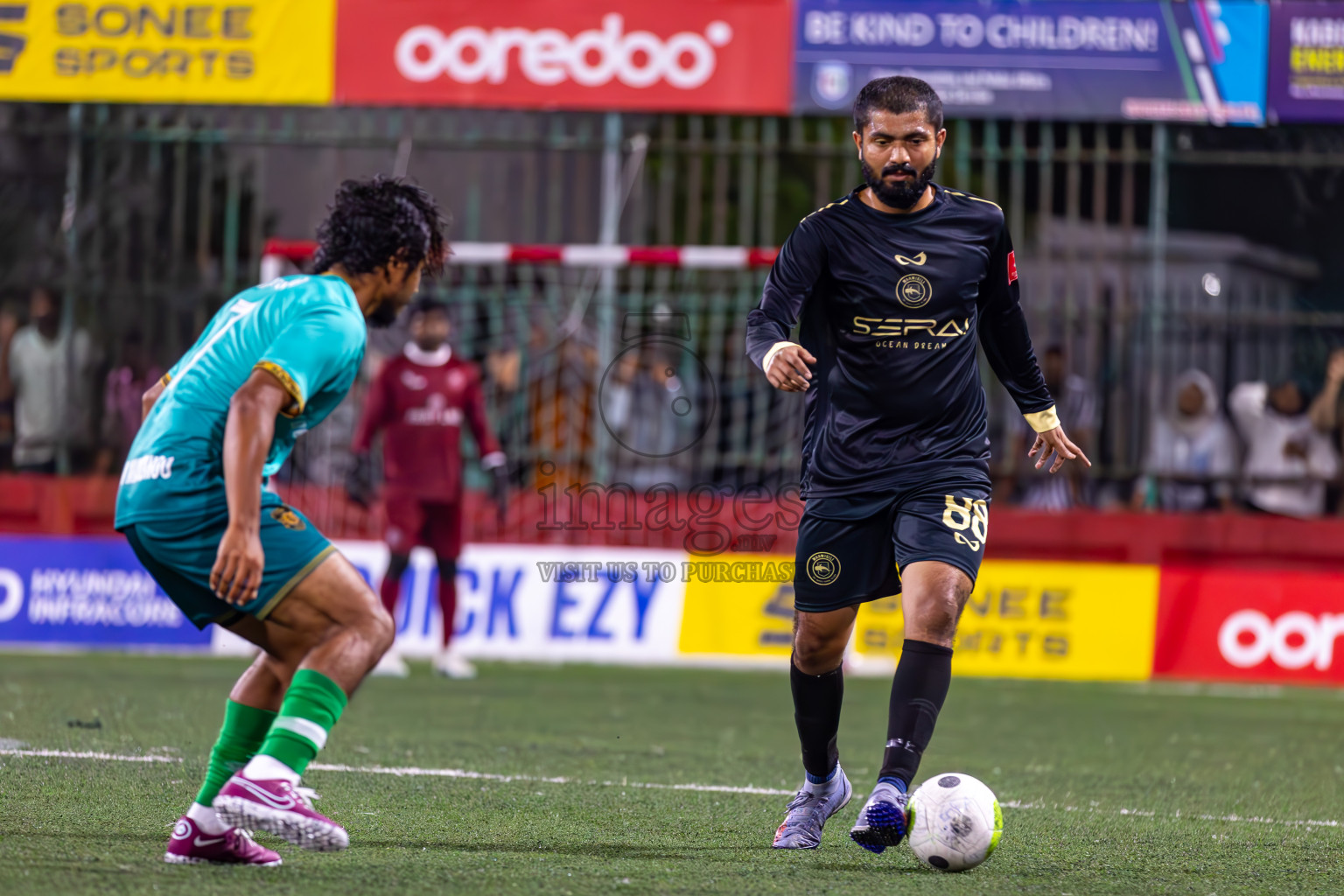 ADh Maamigili vs ADh Mandhoo in Day 16 of Golden Futsal Challenge 2024 was held on Tuesday, 30th January 2024, in Hulhumale', Maldives
Photos: Ismail Thoriq / images.mv