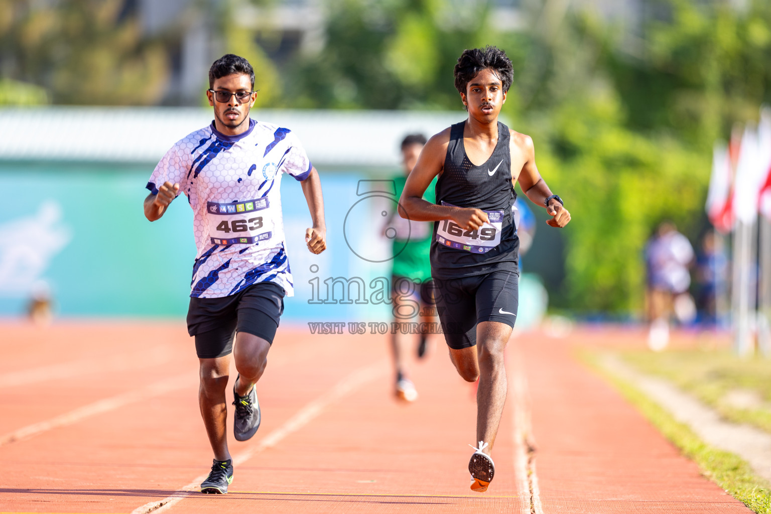 Day 4 of MWSC Interschool Athletics Championships 2024 held in Hulhumale Running Track, Hulhumale, Maldives on Tuesday, 12th November 2024. Photos by: Raaif Yoosuf / Images.mv