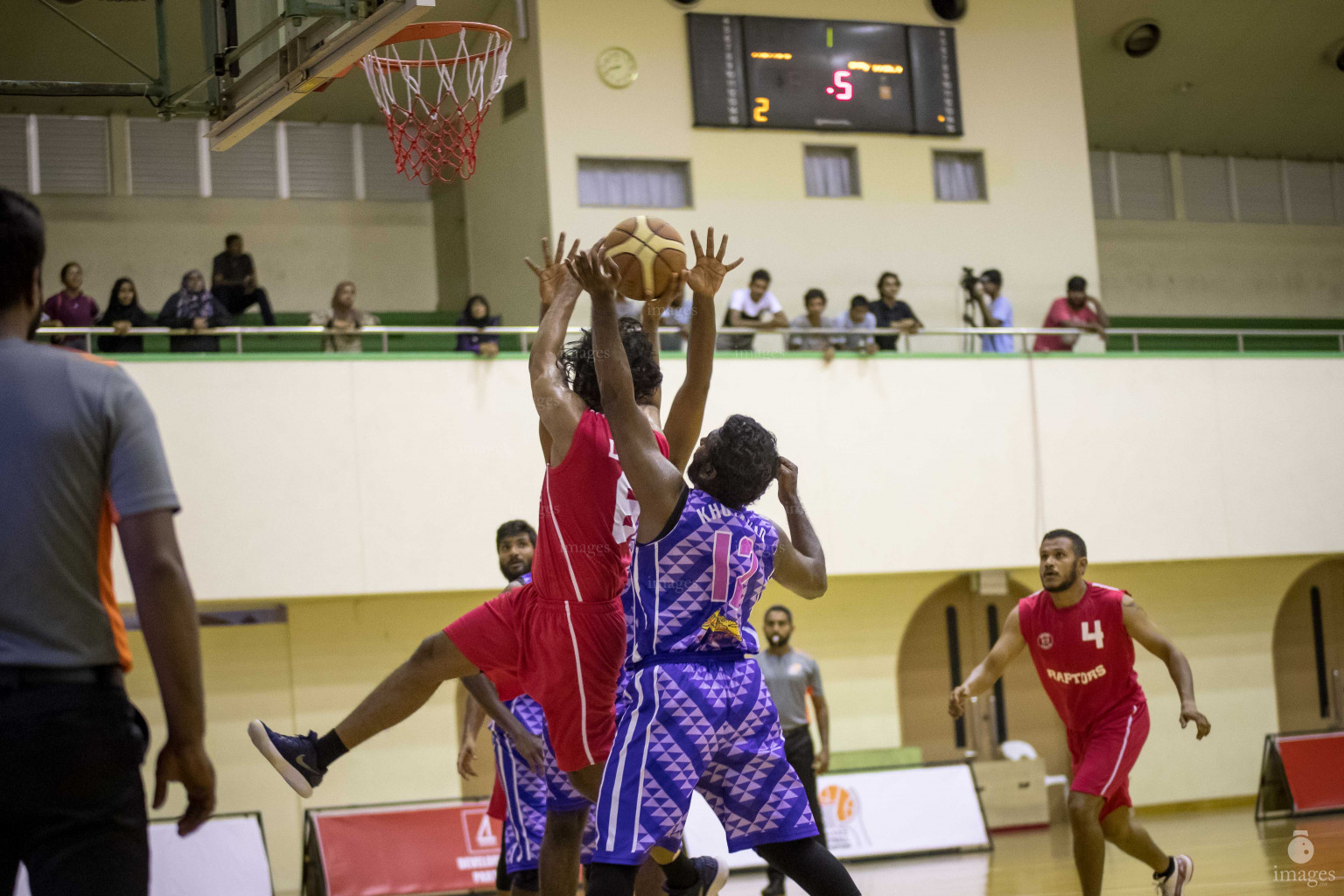 Kings BC vs Raptors BC in 27th MBA Championship 2019 (Men's Division) on Saturday, 16th February 2019 in Male', Maldives. Photos: Ismail Thoriq / images.mv