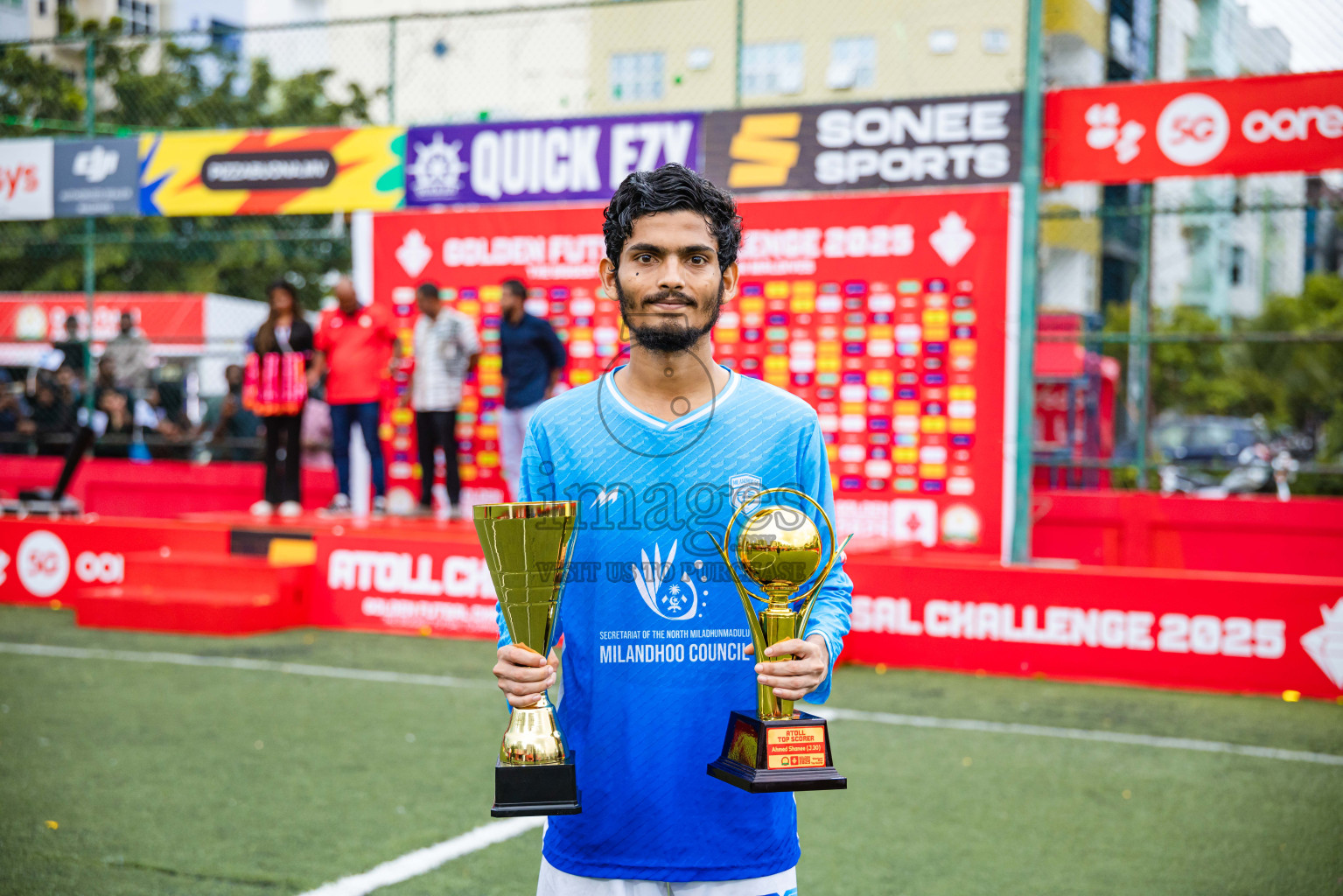 Sh Kanditheemu vs Sh Milandhoo in Day 21 of Golden Futsal Challenge 2025 was held on Saturday , 25th January 2025, in Hulhumale', Maldives.
Photos: Ismail Thoriq / images.mv