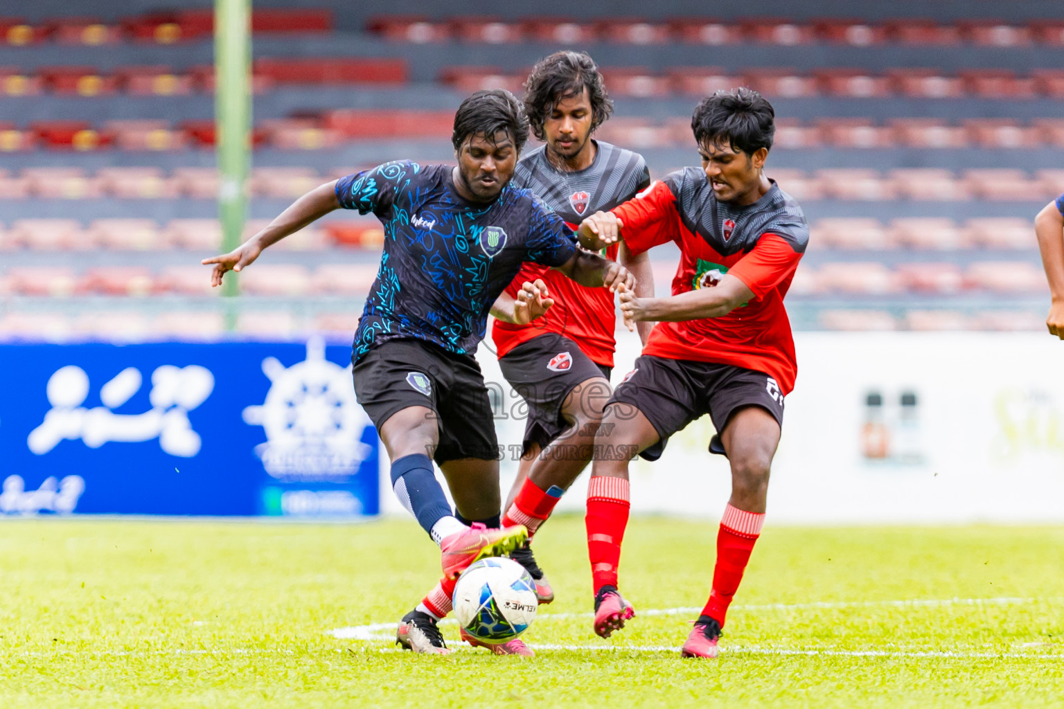 TC Sports Club vs Super United Sports in Day 5 of Under 19 Youth Championship 2024 was held at National Stadium in Male', Maldives on Sunday, 23rd June 2024. Photos: Nausham Waheed / images.mv