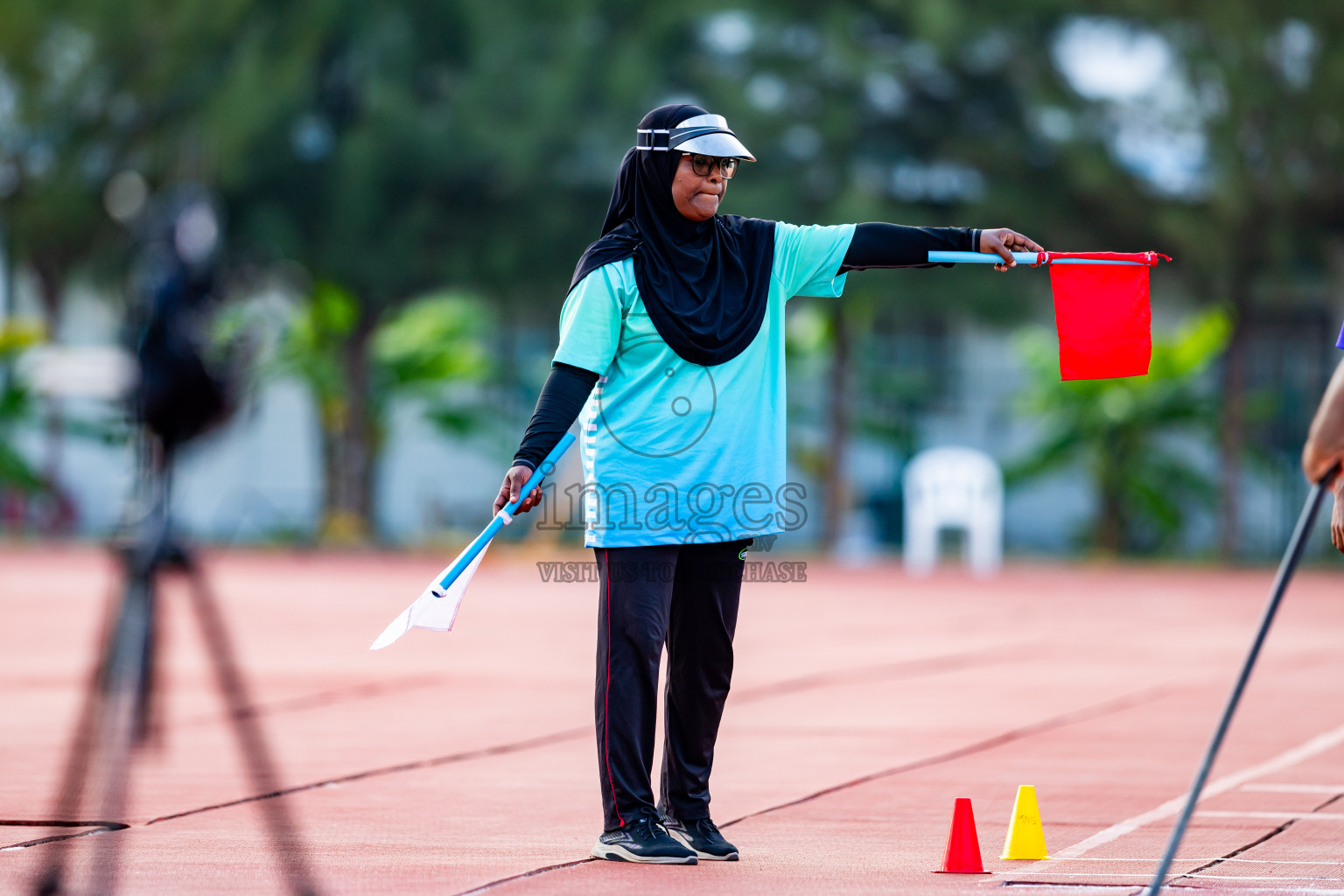 Day 5 of MWSC Interschool Athletics Championships 2024 held in Hulhumale Running Track, Hulhumale, Maldives on Wednesday, 13th November 2024. Photos by: Nausham Waheed / Images.mv