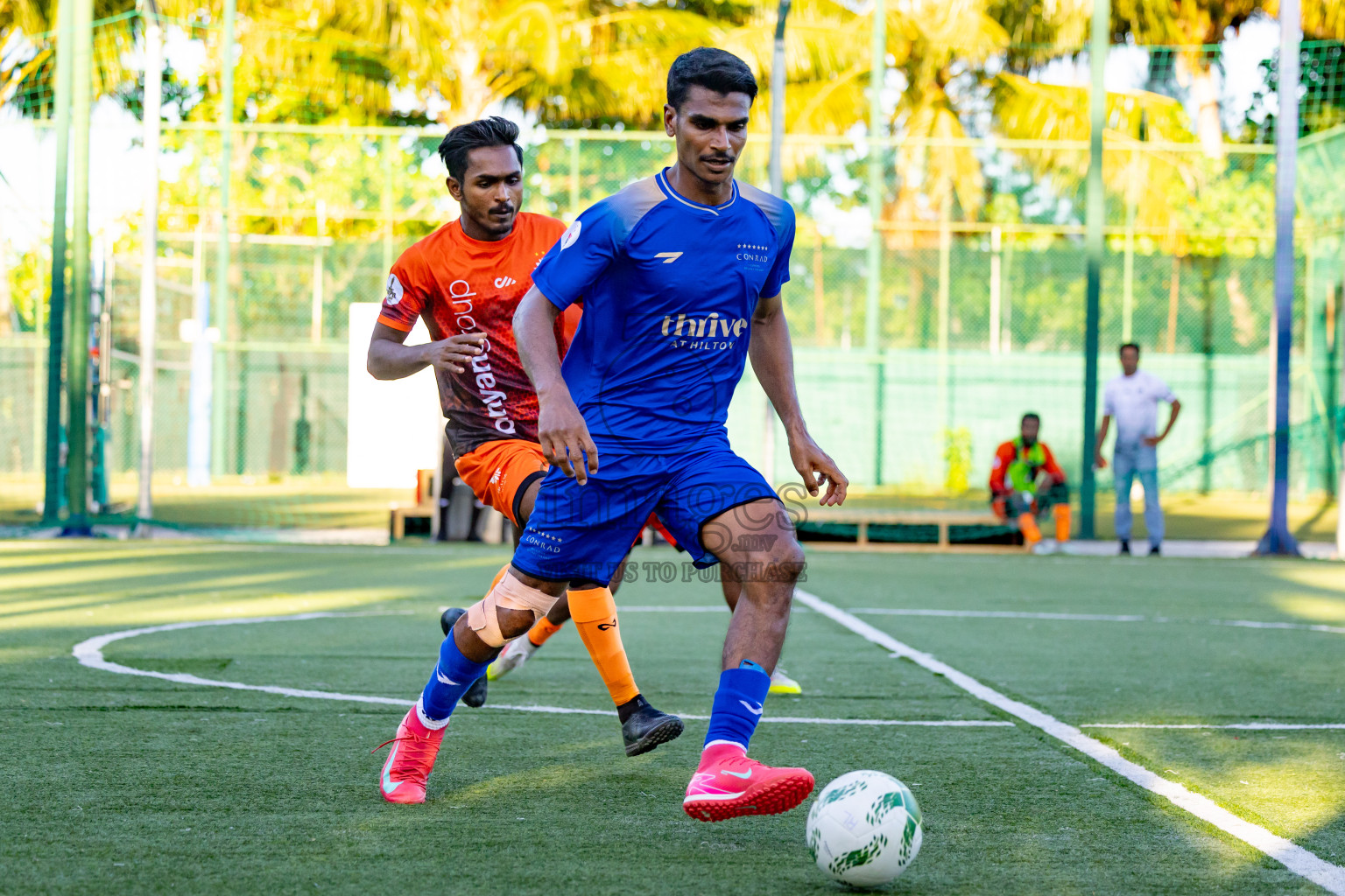 Dhaalu Zone vs Ari Zone in the Leg 2 of Resort Super League 2025 was held on Saturday, 5th July 2025 in Conrad Maldives Rangali Island, Alif Dhaalu Atoll, Maldives. Photos: Nausham Waheed / images.mv
