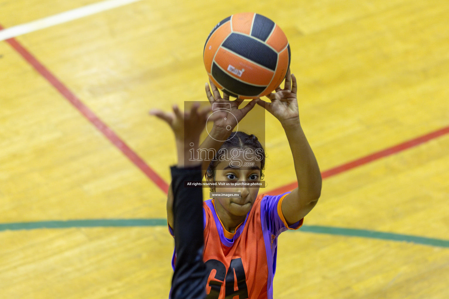 Day 11 of 24th Interschool Netball Tournament 2023 was held in Social Center, Male', Maldives on 6th November 2023. Photos: Mohamed Mahfooz Moosa / images.mv