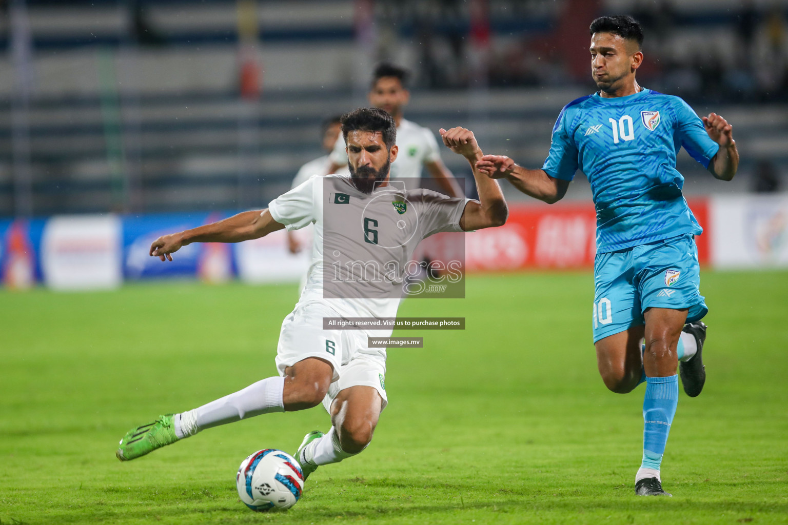 India vs Pakistan in the opening match of SAFF Championship 2023 held in Sree Kanteerava Stadium, Bengaluru, India, on Wednesday, 21st June 2023. Photos: Nausham Waheed / images.mv