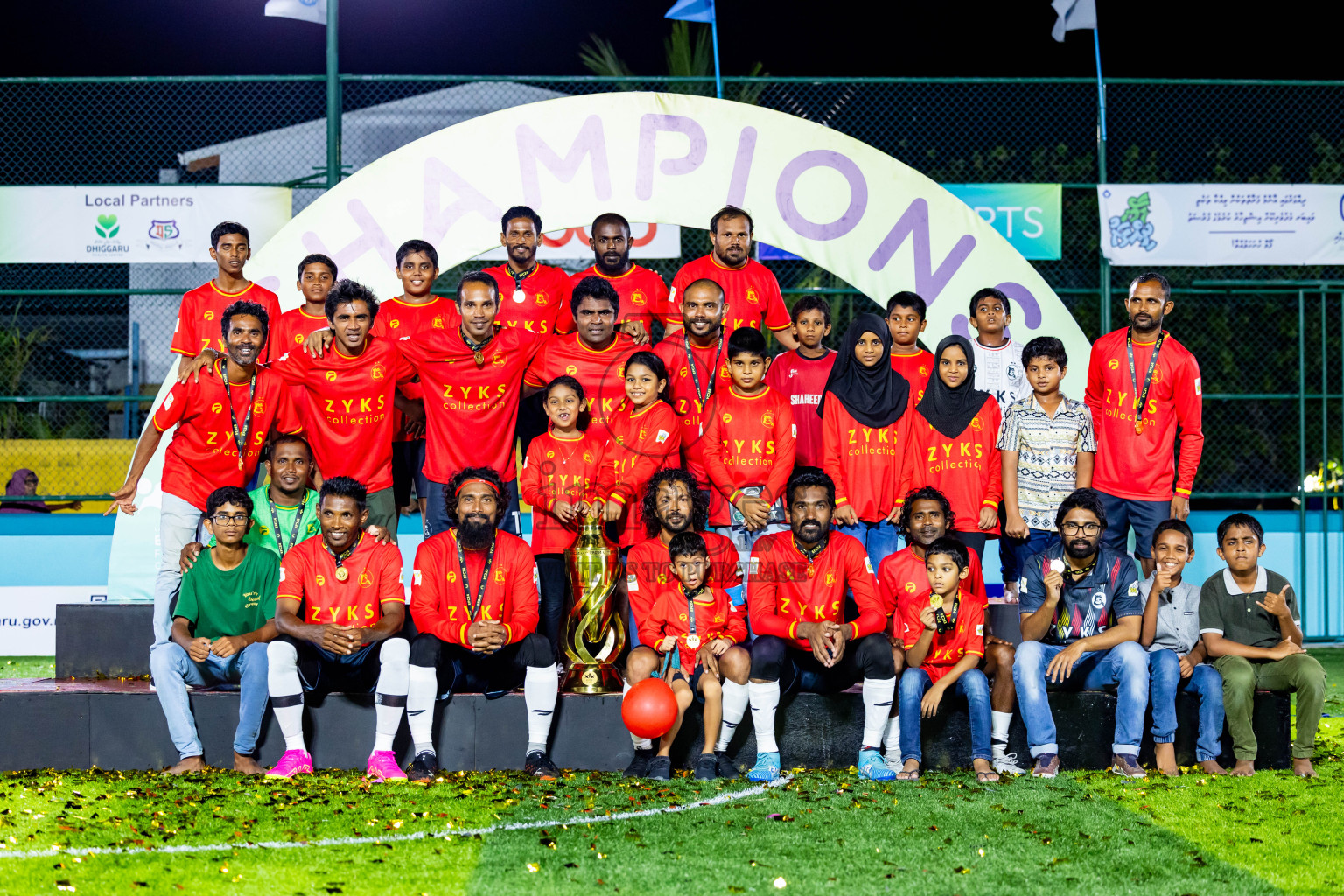 Dee Ess Kay vs Kovigoani in Final of Laamehi Dhiggaru Ekuveri Futsal Challenge 2024 was held on Wednesday, 31st July 2024, at Dhiggaru Futsal Ground, Dhiggaru, Maldives Photos: Nausham Waheed / images.mv