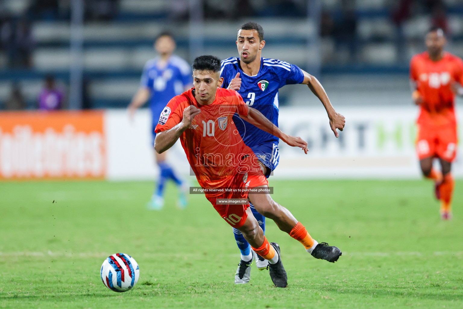 Kuwait vs India in the Final of SAFF Championship 2023 held in Sree Kanteerava Stadium, Bengaluru, India, on Tuesday, 4th July 2023. Photos: Nausham Waheed / images.mv