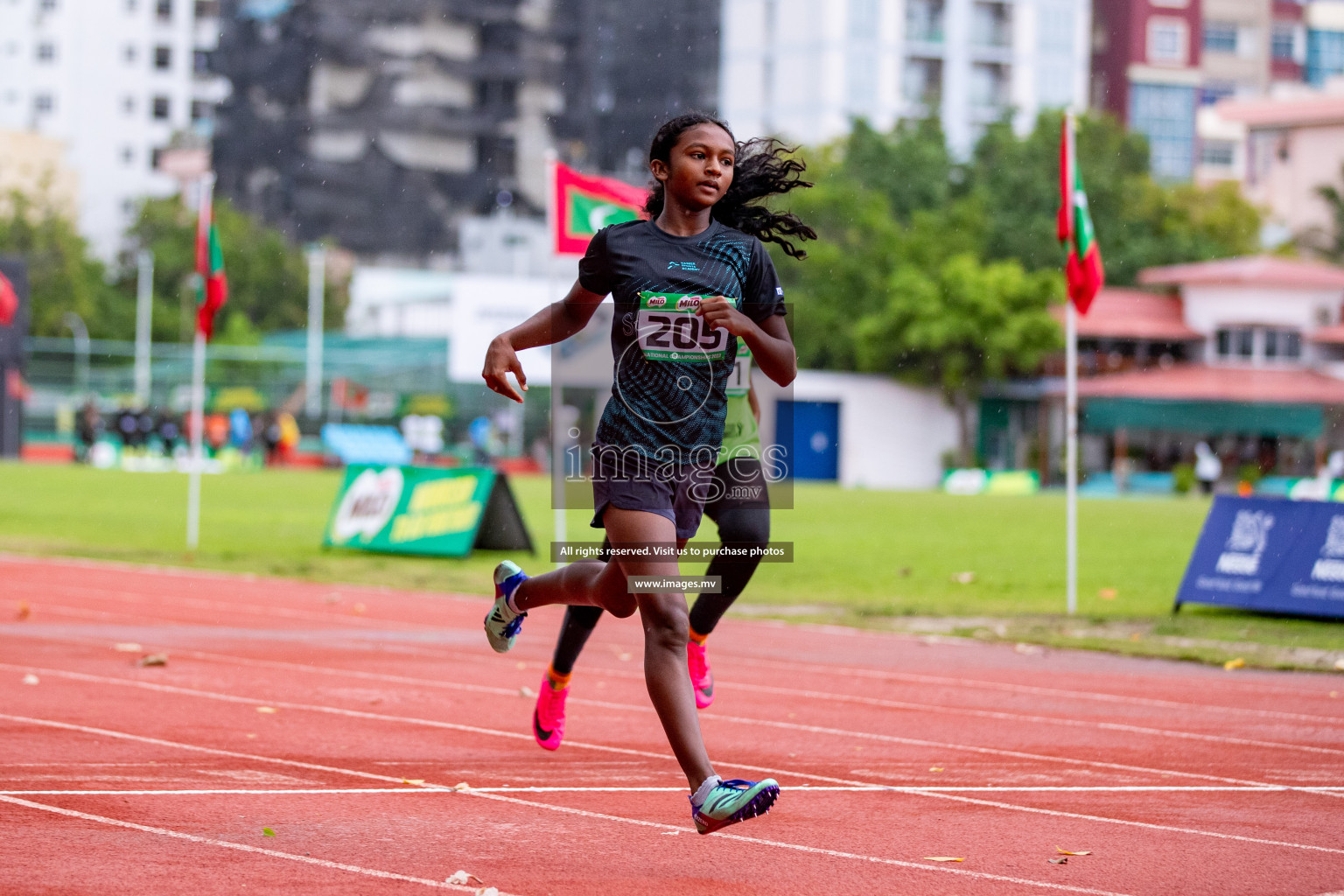 Day 2 of National Athletics Championship 2023 was held in Ekuveni Track at Male', Maldives on Friday, 24th November 2023. Photos: Hassan Simah / images.mv