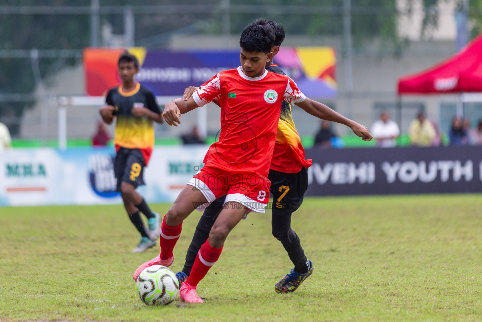 Eagles vs Hurriya in day 6 of Dhivehi Youth League 2024 held at Henveiru Stadium on Saturday 30th November 2024. Photos: Shuu Abdul Sattar/ Images.mv