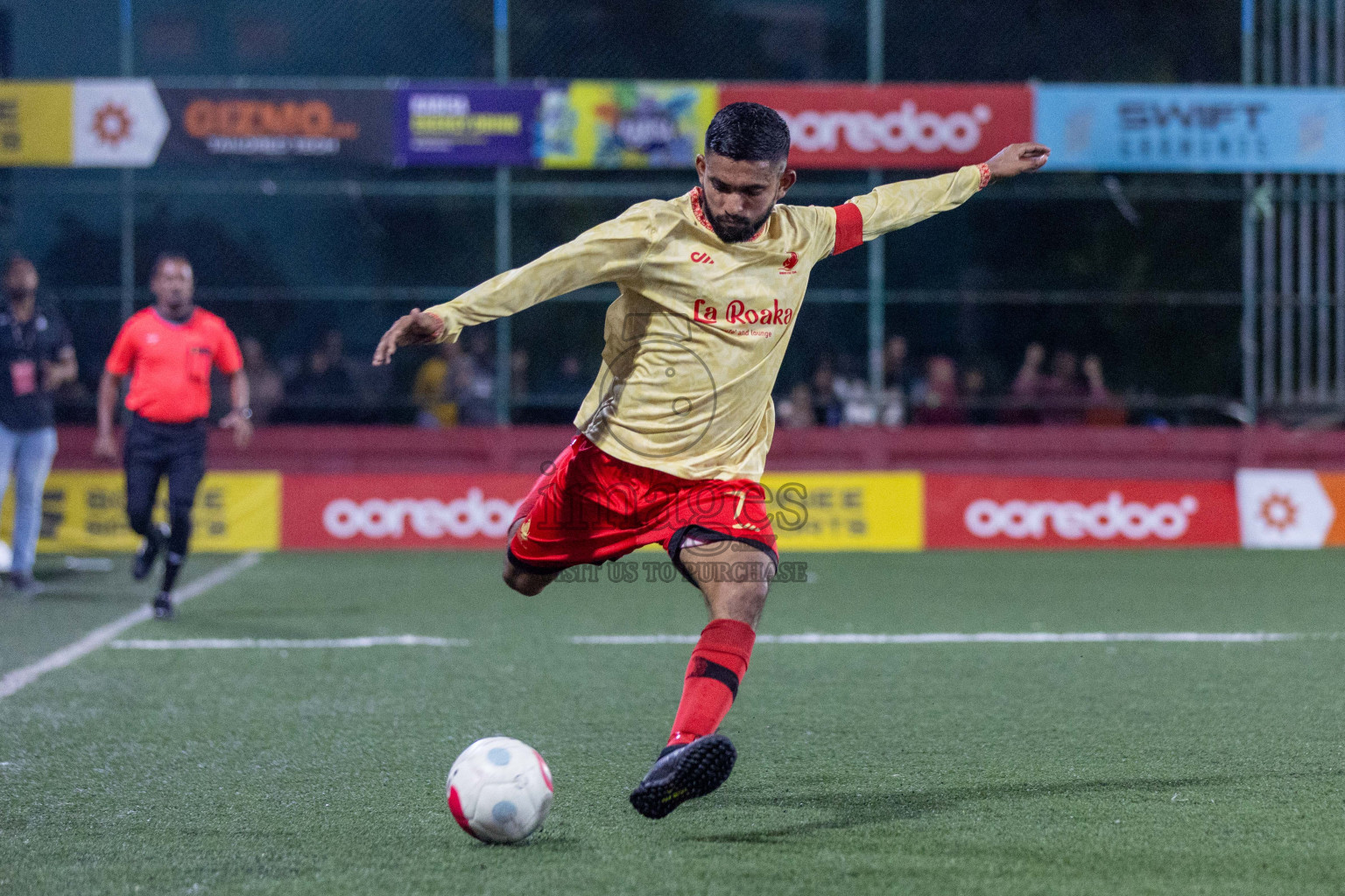 L Mundoo vs L Maamendhoo in Day 16 of Golden Futsal Challenge 2024 was held on Tuesday, 30th January 2024, in Hulhumale', Maldives Photos: Nausham Waheed / images.mv