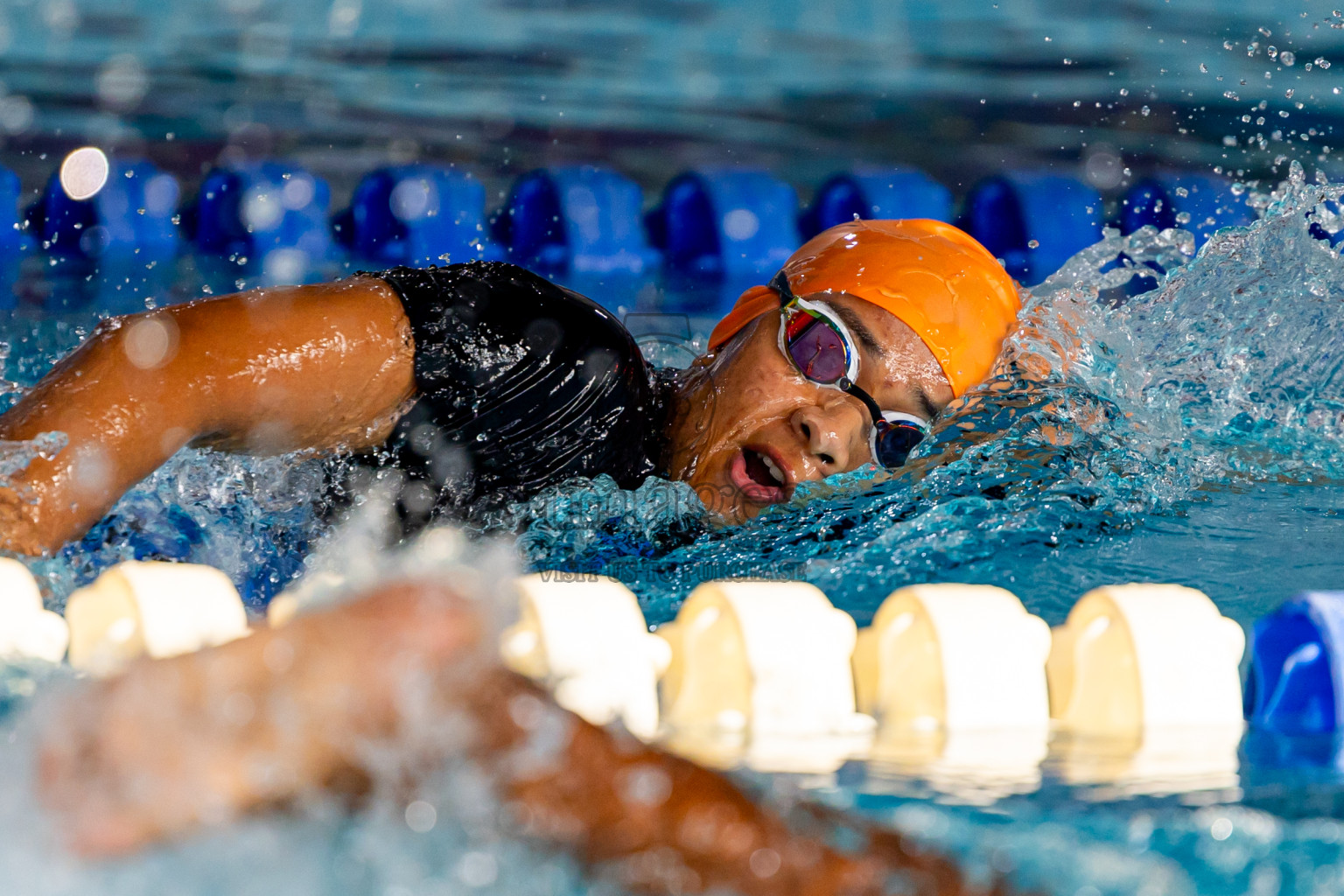 Day 1 of National Swimming Competition 2024 held in Hulhumale', Maldives on Friday, 13th December 2024. Photos: Nausham Waheed / images.mv