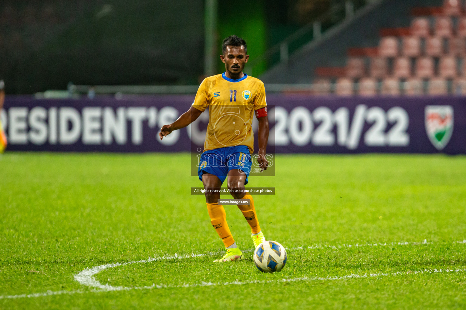 Club Valencia vs United Victory in the President's Cup 2021/2022 held in Male', Maldives on 19 December 2021