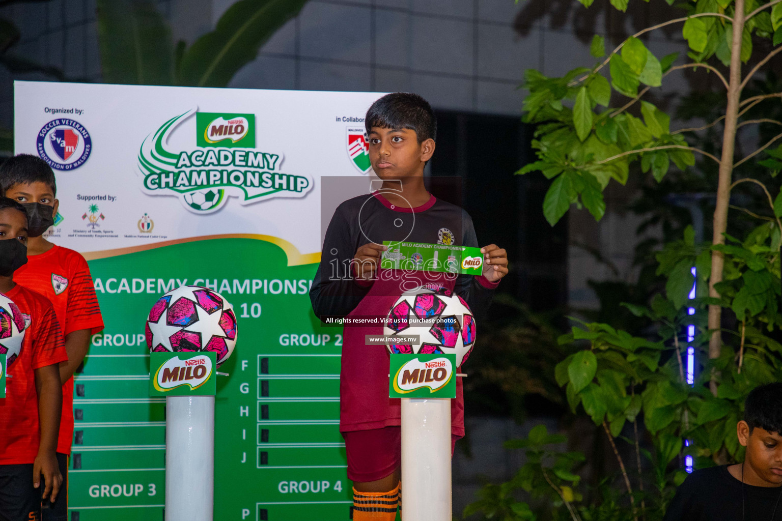 Draw Ceremony of MILO Academy Championship 2022 was held in Male' Maldives on Wednesday, 9th March 2021. Photos by: Ismail Thoriq/images.mv