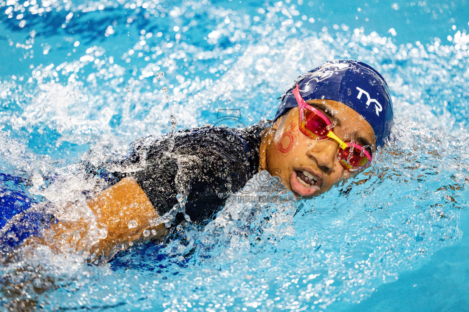 Day 5 of National Swimming Competition 2024 held in Hulhumale', Maldives on Tuesday, 17th December 2024. Photos: Hassan Simah / images.mv