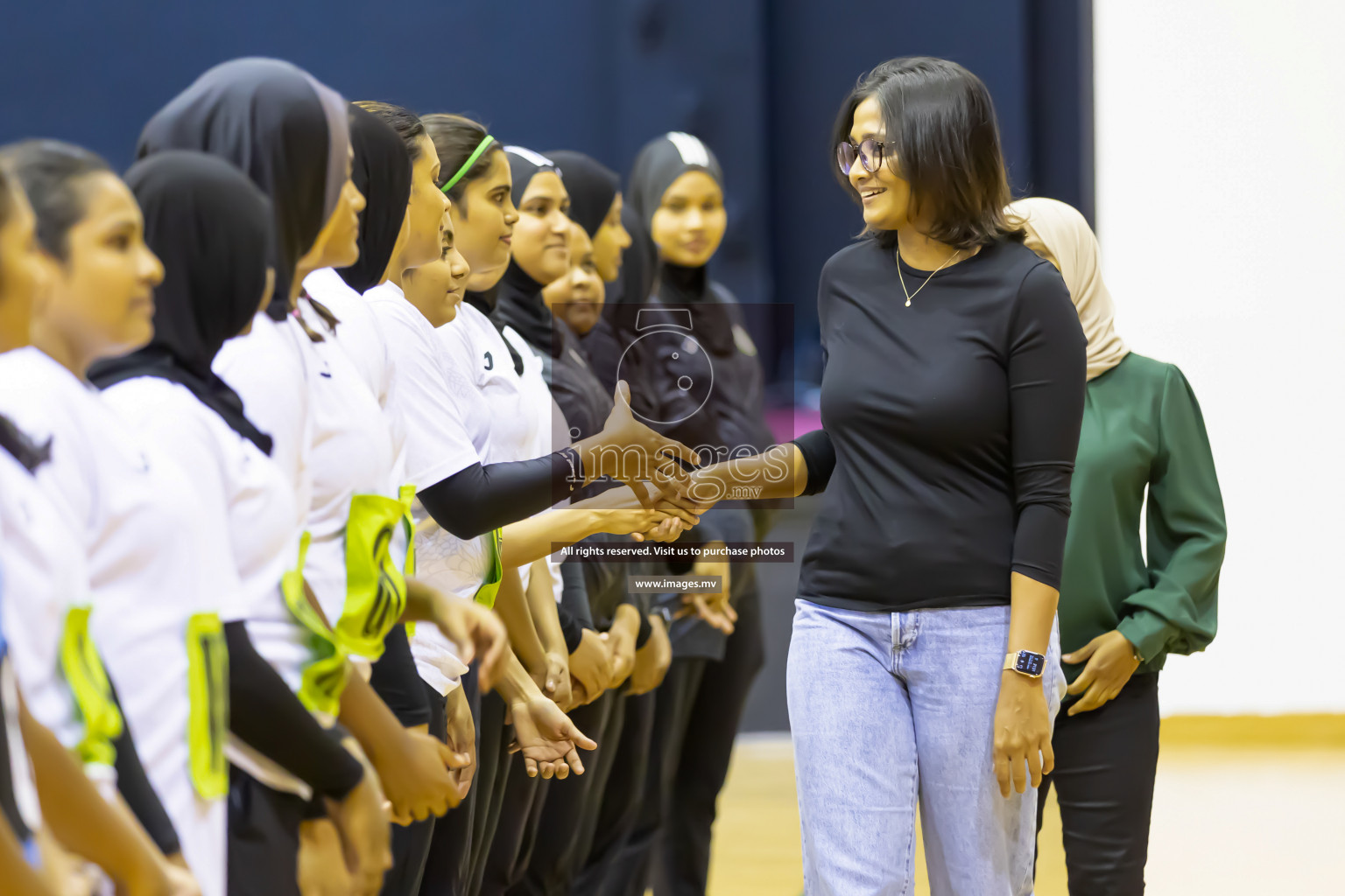 Club Green Streets vs KYRS in the Milo National Netball Tournament 2022 on 21 July 2022, held in Social Center, Male', Maldives. Photographer: Shuu / Images.mv