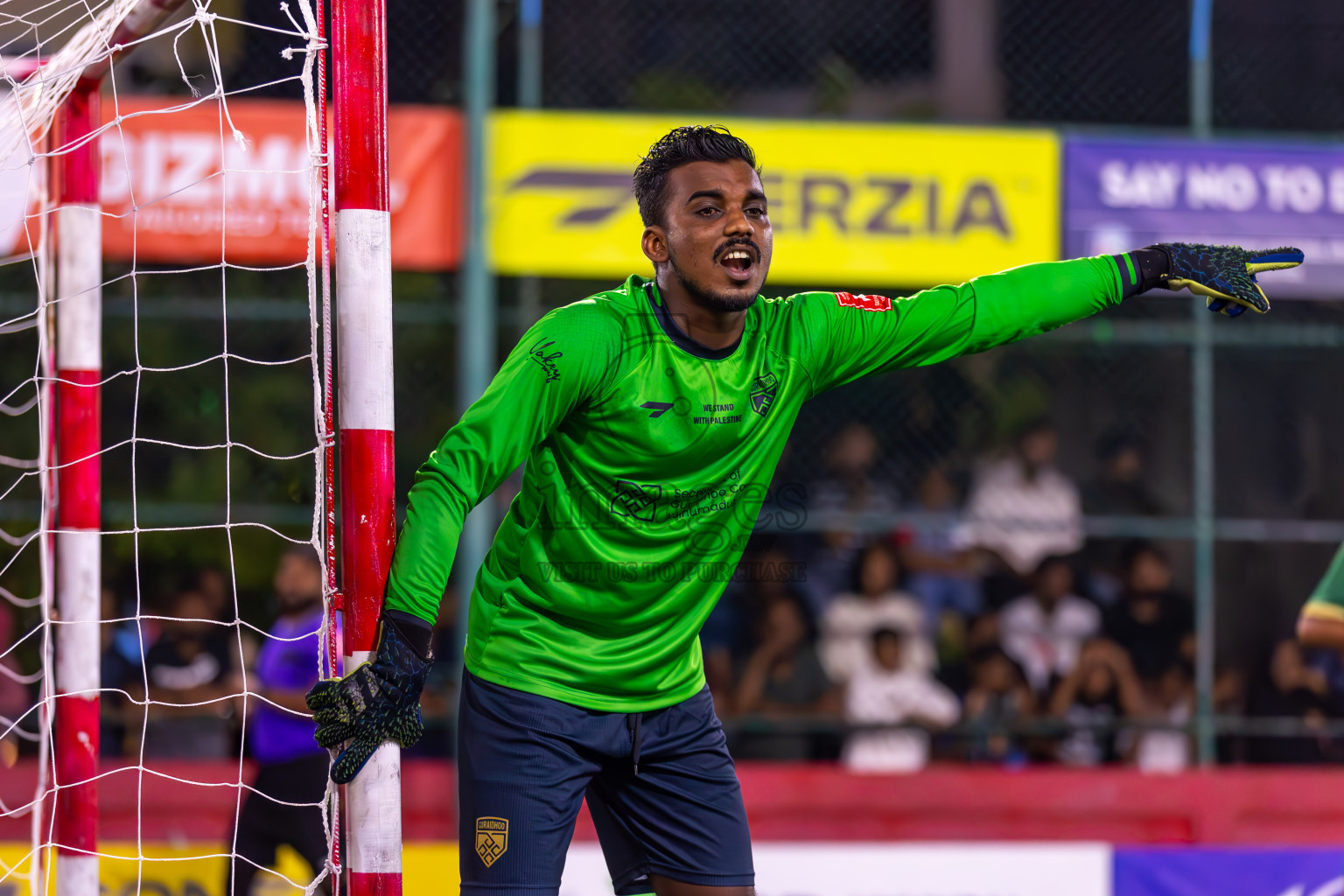 Th Thimarafushi vs Th Guraidhoo in Day 20 of Golden Futsal Challenge 2024 was held on Saturday , 3rd February 2024 in Hulhumale', Maldives Photos: Ismail Thoriq / images.mv