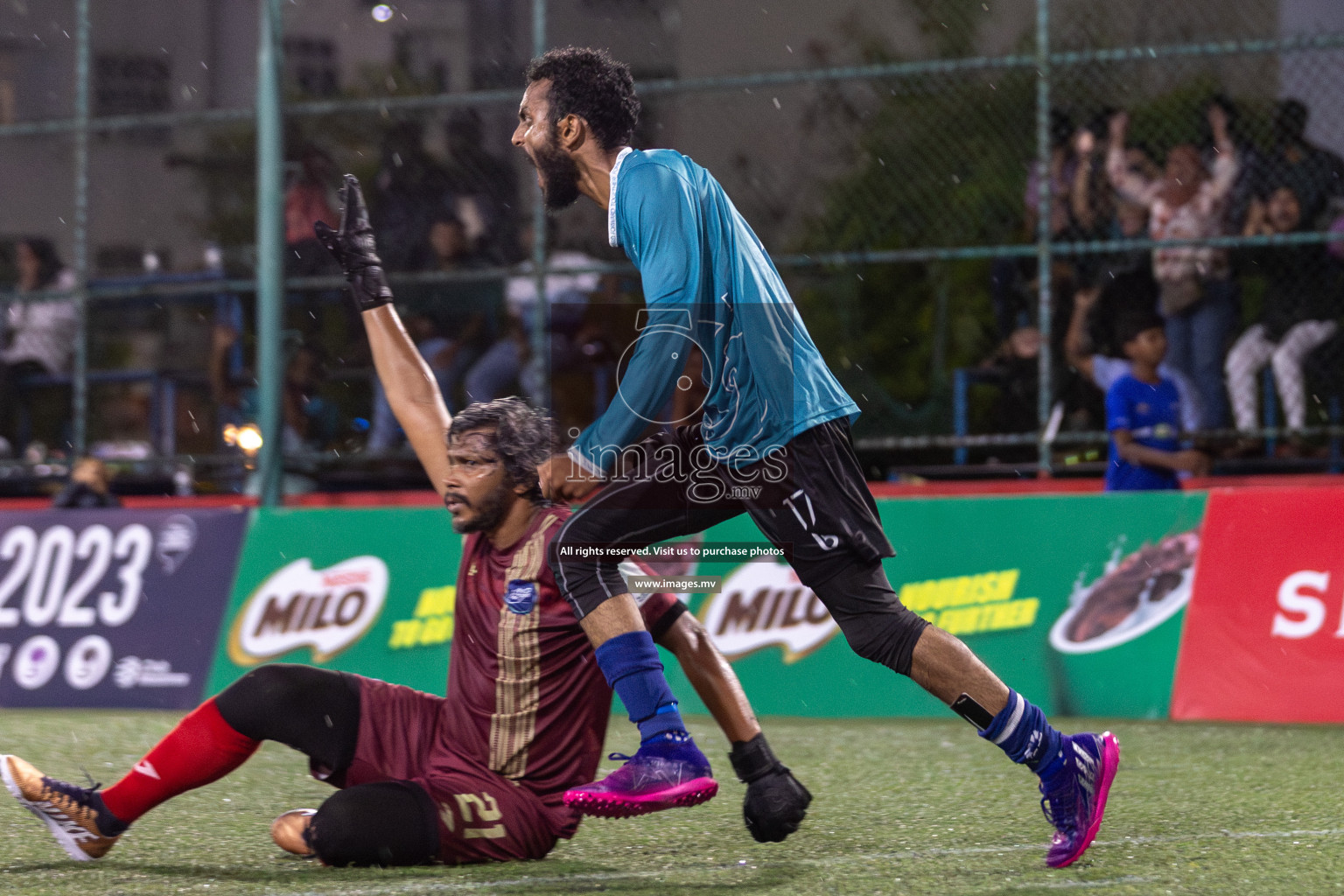 Mira SC vs Umraani Club in Club Maldives Cup Classic 2023 held in Hulhumale, Maldives, on Thursday, 20th July 2023 Photos: Mohamed Mahfooz Moosa / images.mv