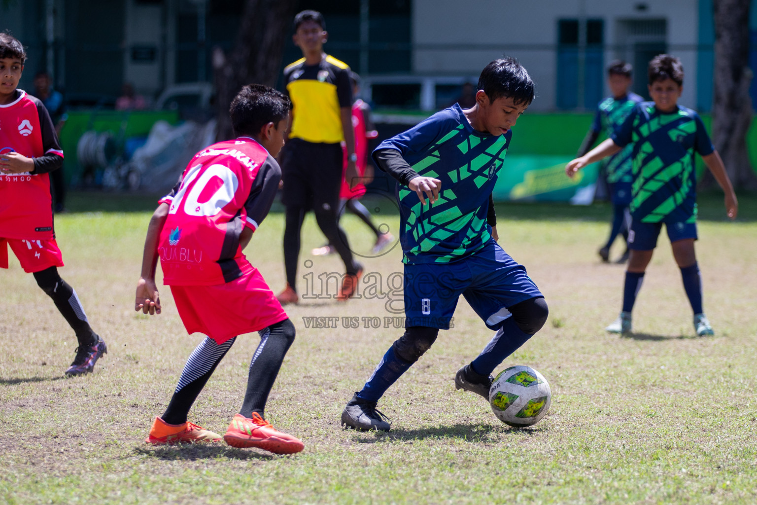 Day 3 of MILO Academy Championship 2024 - U12 was held at Henveiru Grounds in Male', Maldives on Saturday, 6th July 2024. Photos: Mohamed Mahfooz Moosa / images.mv