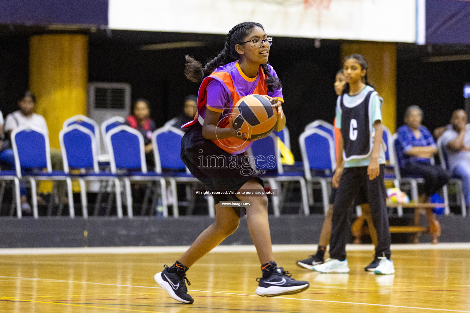 Day2 of 24th Interschool Netball Tournament 2023 was held in Social Center, Male', Maldives on 28th October 2023. Photos: Nausham Waheed / images.mv