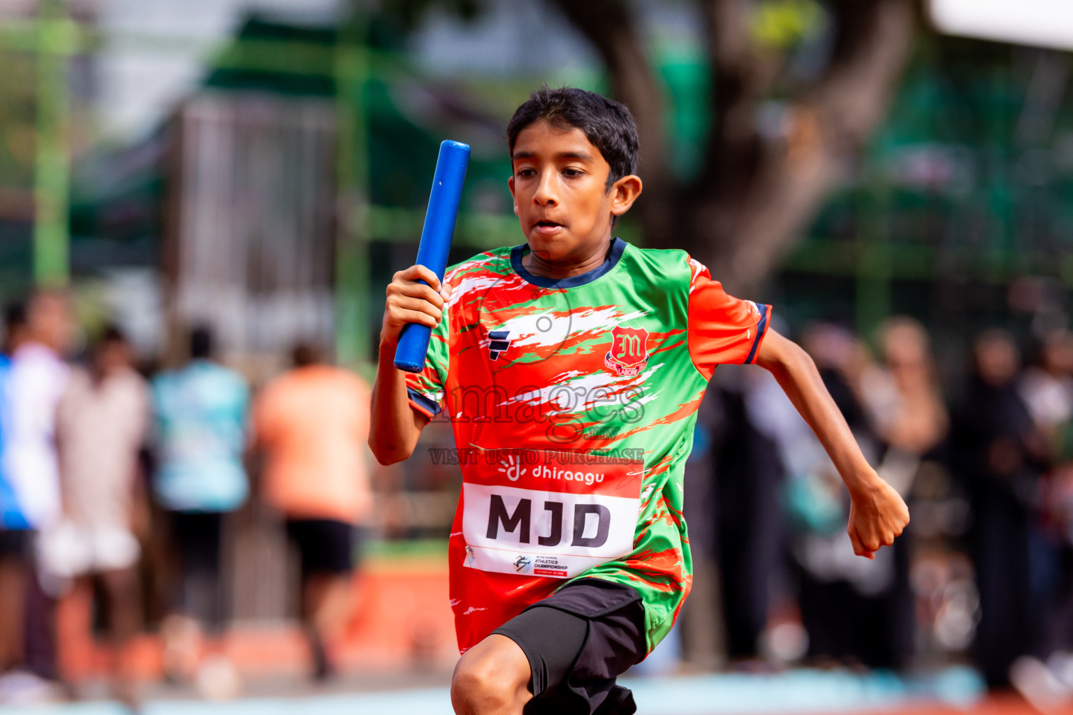 Day 6 of Inter-school Athletics Championship 2025 held in Ekuveni Synthetic Track, Male', Maldives on Sunday, 12th October 2025. Photos by: Nausham Waheed / Images.mv