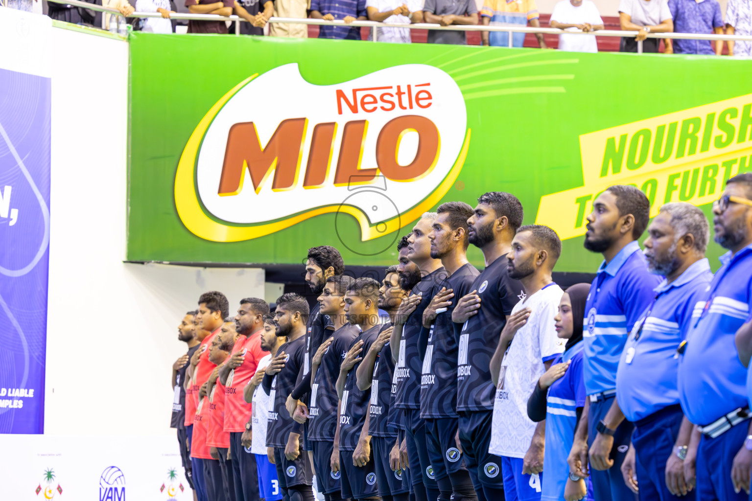 Final of MILO VAM Cup 2024 (Men's Division) was held in Social Center Indoor Hall on Monday, 4th November 2024. 
Photos: Ismail Thoriq / images.mv