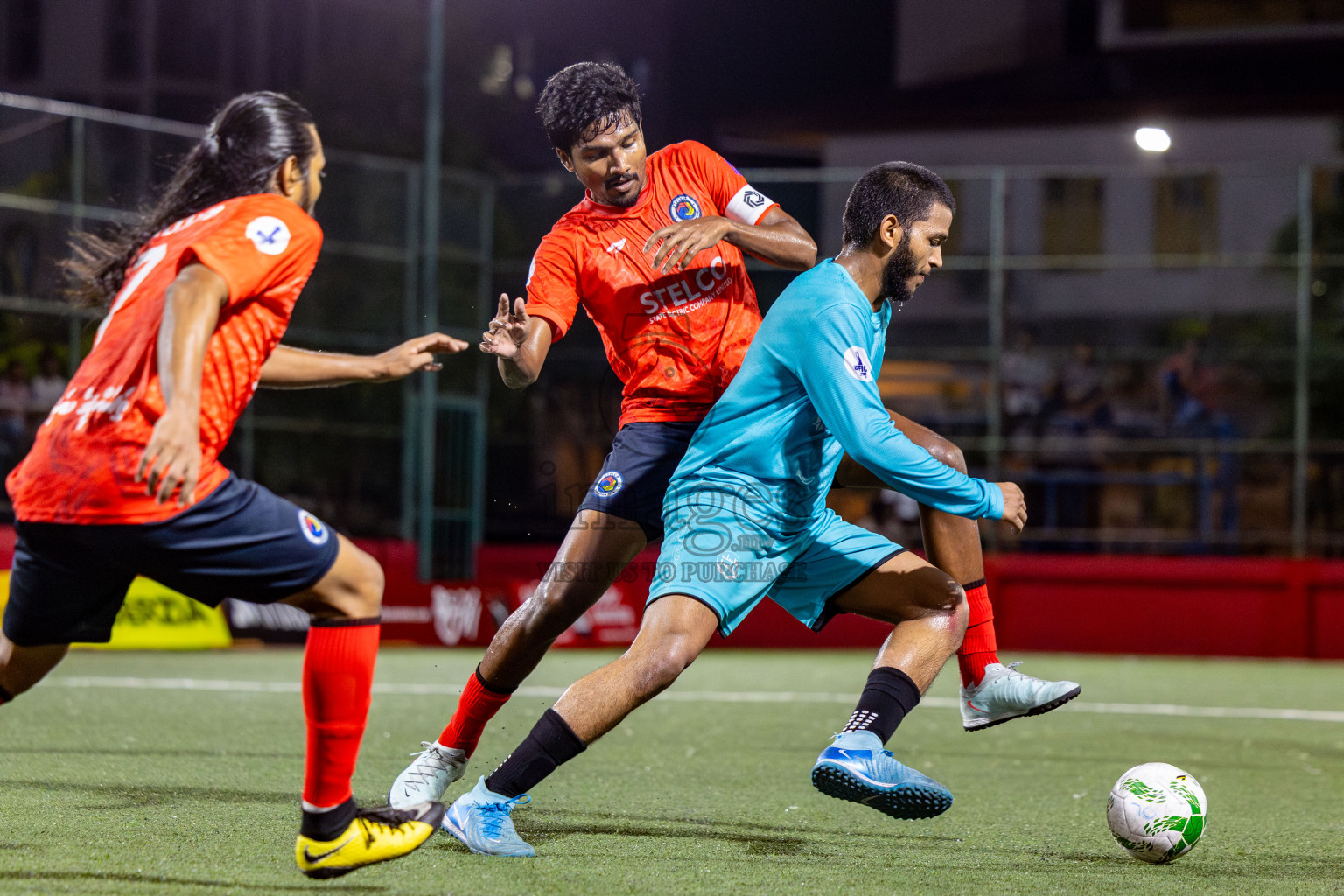 STELCO RC vs Club Hajj in Day 14 of Office League 2025 was held on Tuesday, 29th April 2025 in Hulhumale', Maldives. Photos: Nausham Waheed / images.mv
