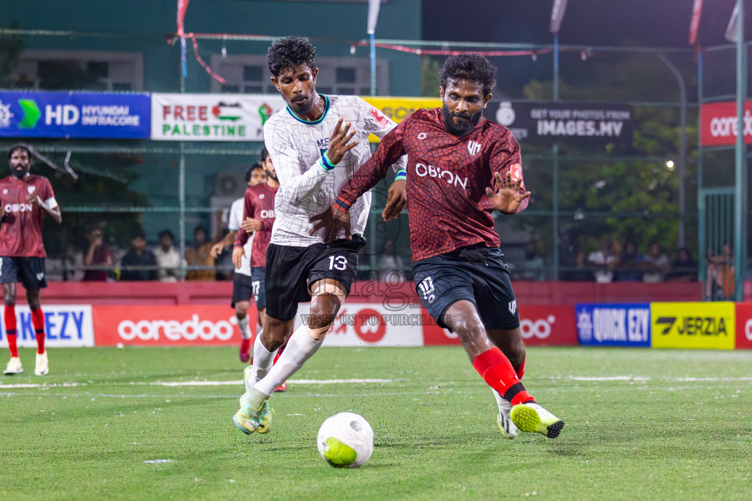 Vilimale vs Hulhumale on Day 34 of Golden Futsal Challenge 2024 was held on Monday, 19th February 2024, in Hulhumale', Maldives
Photos: Mohamed Mahfooz Moosa / images.mv