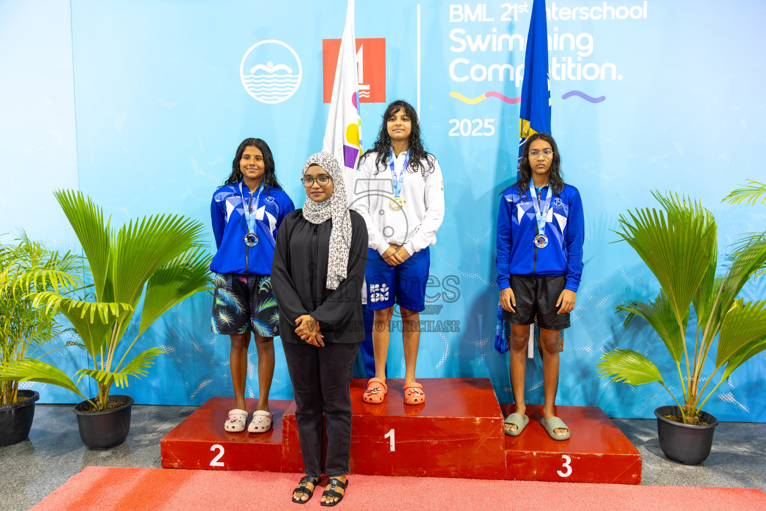 Day 5 of BML 21st Interschool Swimming Competition 2025 was held in Hulhumale' Swimming Pool, Hulhumale', Maldives on Wednesday, 15th October 2025.
Photos: Ismail Thoriq, Hassan Simah / images.mv