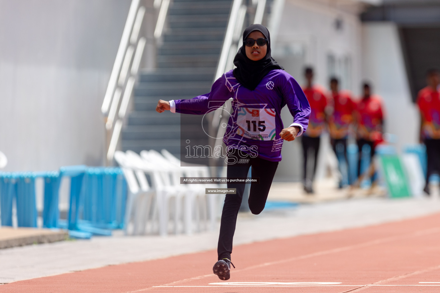 Day two of Inter School Athletics Championship 2023 was held at Hulhumale' Running Track at Hulhumale', Maldives on Sunday, 15th May 2023. Photos: Shuu/ Images.mv