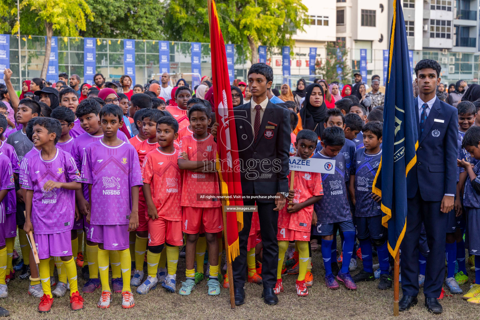 Day 4 of Nestle Kids Football Fiesta, held in Henveyru Football Stadium, Male', Maldives on Saturday, 14th October 2023
Photos: Ismail Thoriq / images.mv