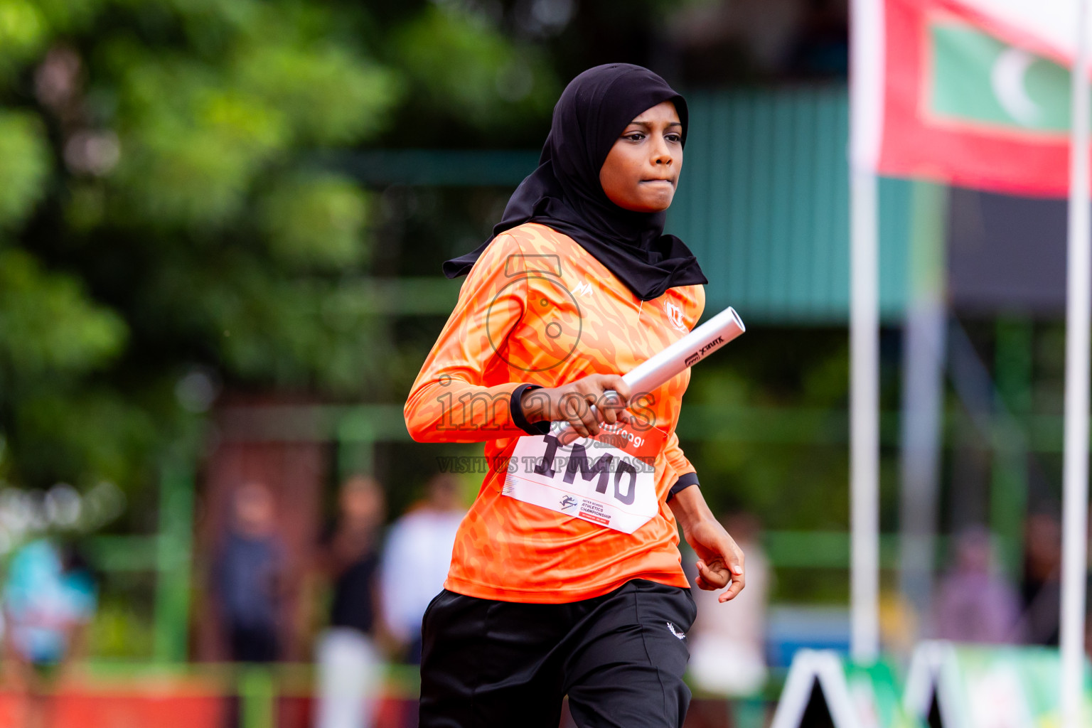 Day 6 of Inter-school Athletics Championship 2025 held in Ekuveni Synthetic Track, Male', Maldives on Sunday, 12th October 2025. Photos by: Nausham Waheed / Images.mv