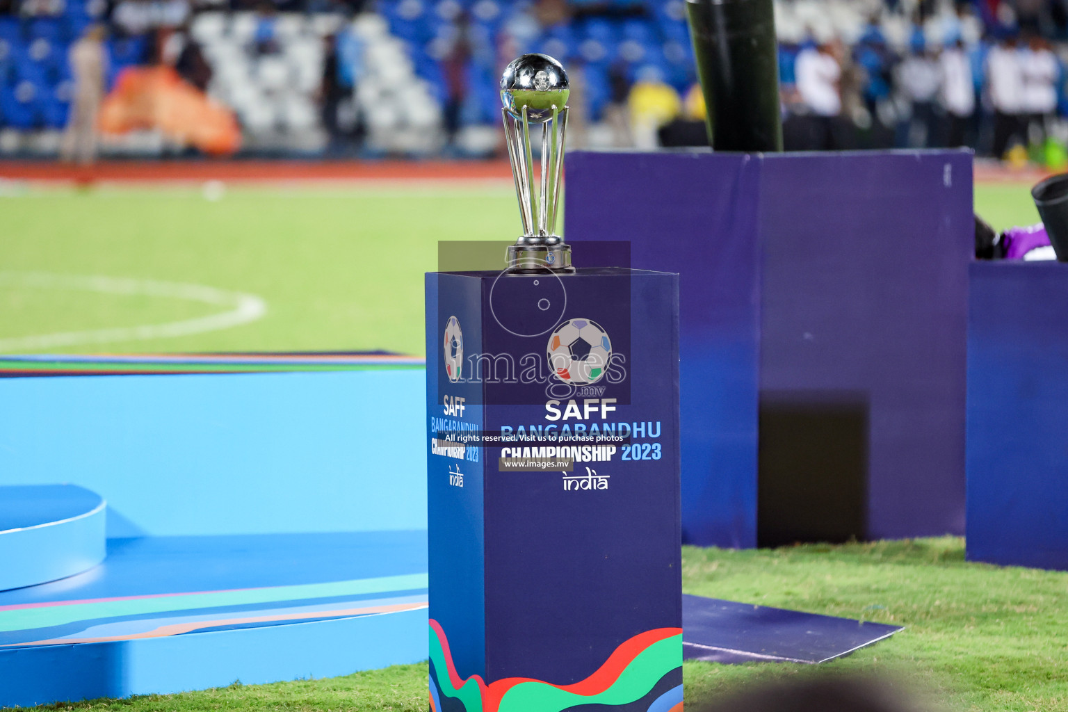 Kuwait vs India in the Final of SAFF Championship 2023 held in Sree Kanteerava Stadium, Bengaluru, India, on Tuesday, 4th July 2023. Photos: Nausham Waheed / images.mv