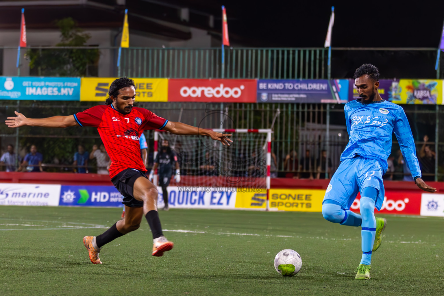 GA Villingili vs GA Kolamaafushi in Day 10 of Golden Futsal Challenge 2024 was held on Tuesday, 23rd January 2024, in Hulhumale', Maldives
Photos: Ismail Thoriq / images.mv