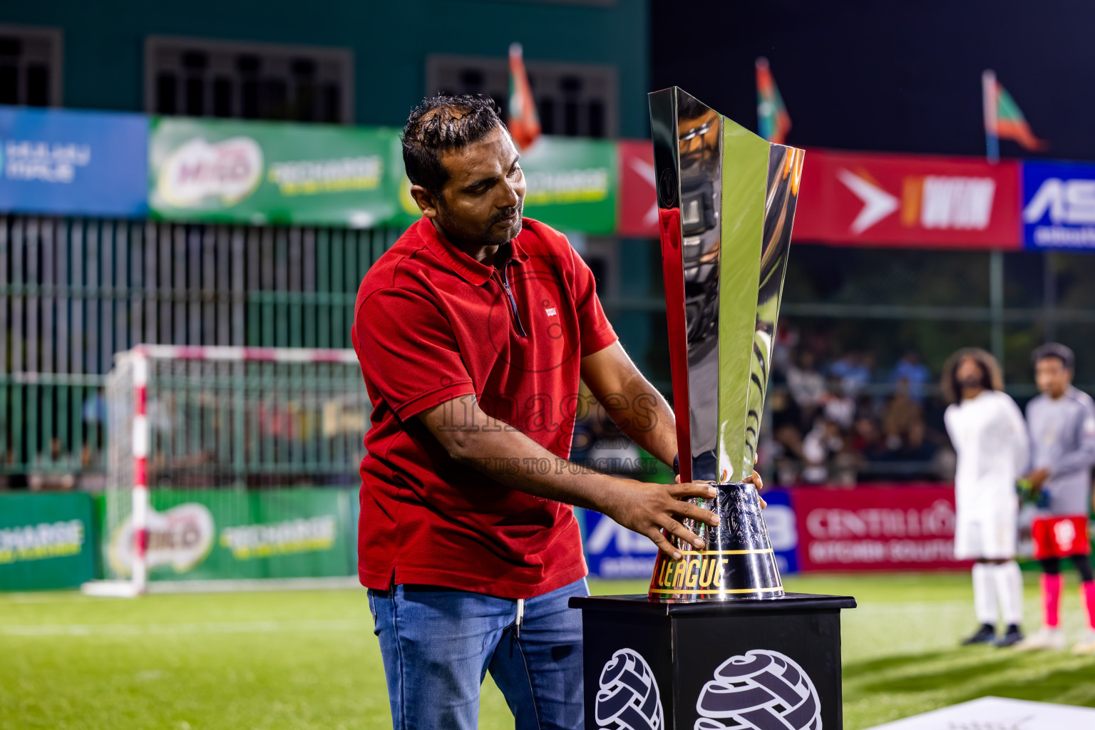 Arena vs Hawks in the Final of Milo Sector League 2025 was held in Rehendhi Futsal Ground, Hulhumale', Maldives on Tuesday, 18th November 2025. Photos: Nausham Waheed  / images.mv