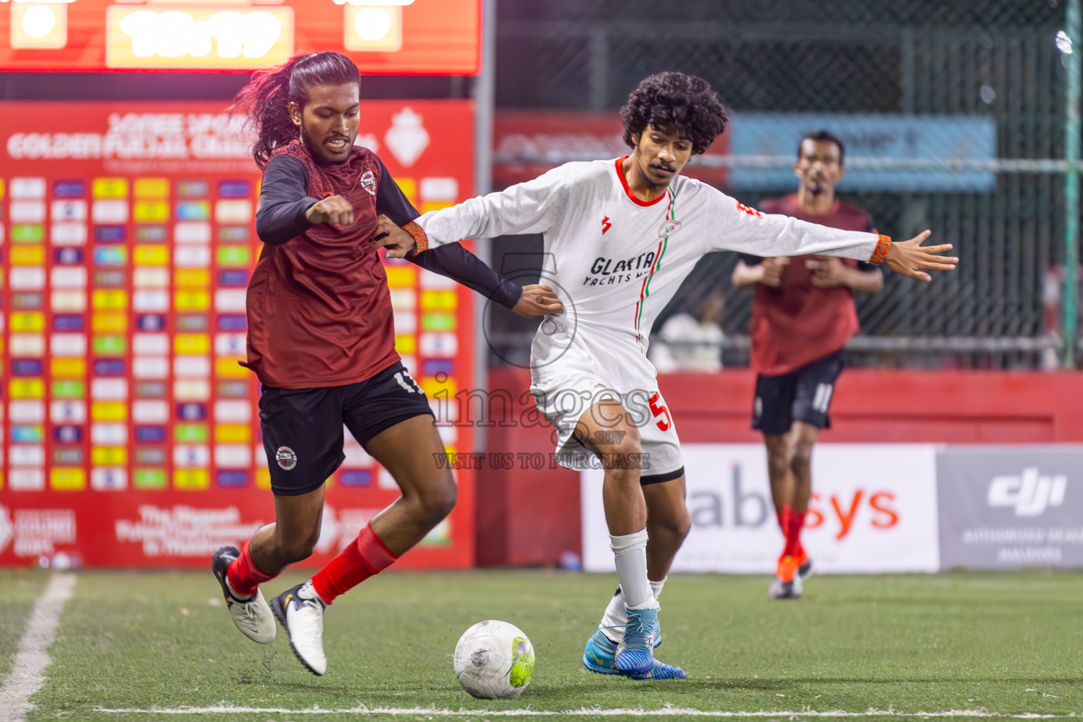 Th Omadhoo vs L Isdhoo on Day 37 of Golden Futsal Challenge 2024 was held on Thursday, 22nd February 2024, in Hulhumale', Maldives
Photos: Ismail Thoriq / images.mv