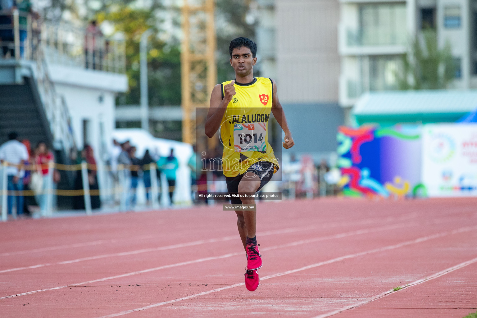 Day two of Inter School Athletics Championship 2023 was held at Hulhumale' Running Track at Hulhumale', Maldives on Sunday, 15th May 2023. Photos: Nausham Waheed / images.mv