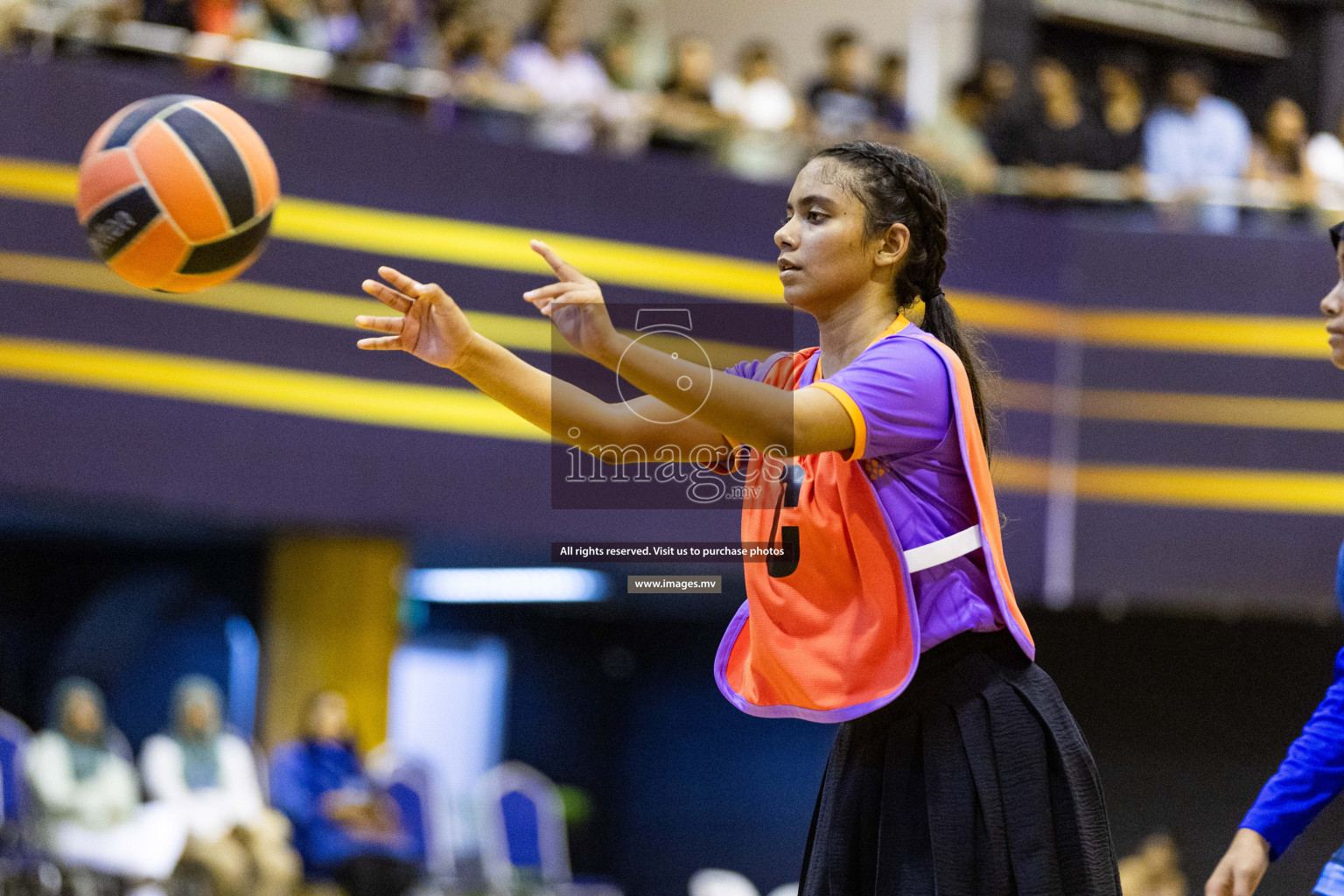 Day3 of 24th Interschool Netball Tournament 2023 was held in Social Center, Male', Maldives on 29th October 2023. Photos: Nausham Waheed, Mohamed Mahfooz Moosa / images.mv