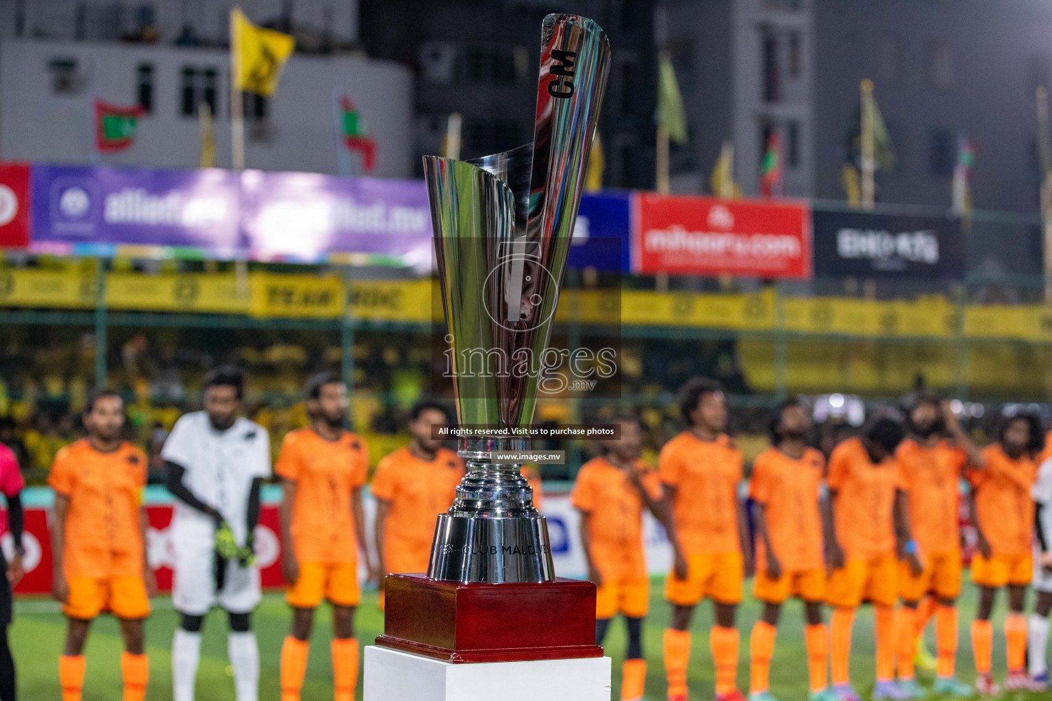 RRC Vs FSM in the Semi Finals of Club Maldives 2021 held in Hulhumale, Maldives on 19 December 2021. Photos: Ismail Thoriq / images.mv