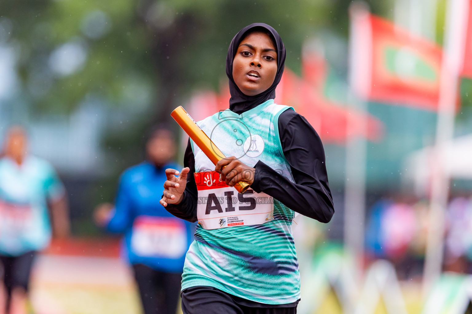 Day 6 of Inter-school Athletics Championship 2025 held in Ekuveni Synthetic Track, Male', Maldives on Sunday, 12th October 2025. Photos by: Nausham Waheed / Images.mv