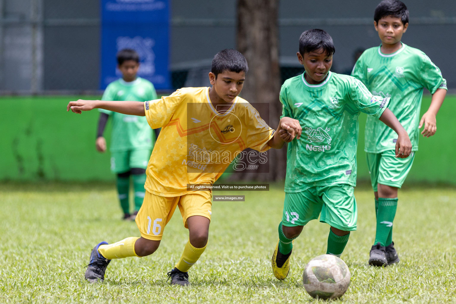 Day 2 of Nestle kids football fiesta, held in Henveyru Football Stadium, Male', Maldives on Thursday, 12th October 2023 Photos: Nausham Waheed Images.mv