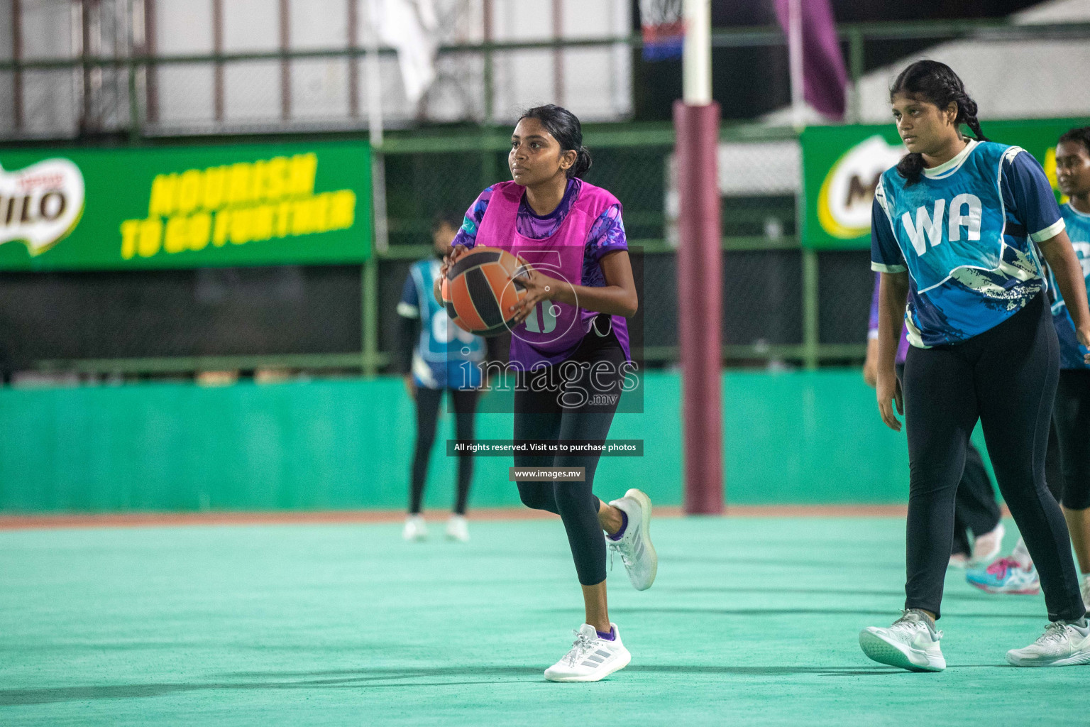 Day 4 of 20th Milo National Netball Tournament 2023, held in Synthetic Netball Court, Male', Maldives on 2nd  June 2023 Photos: Nausham Waheed/ Images.mv