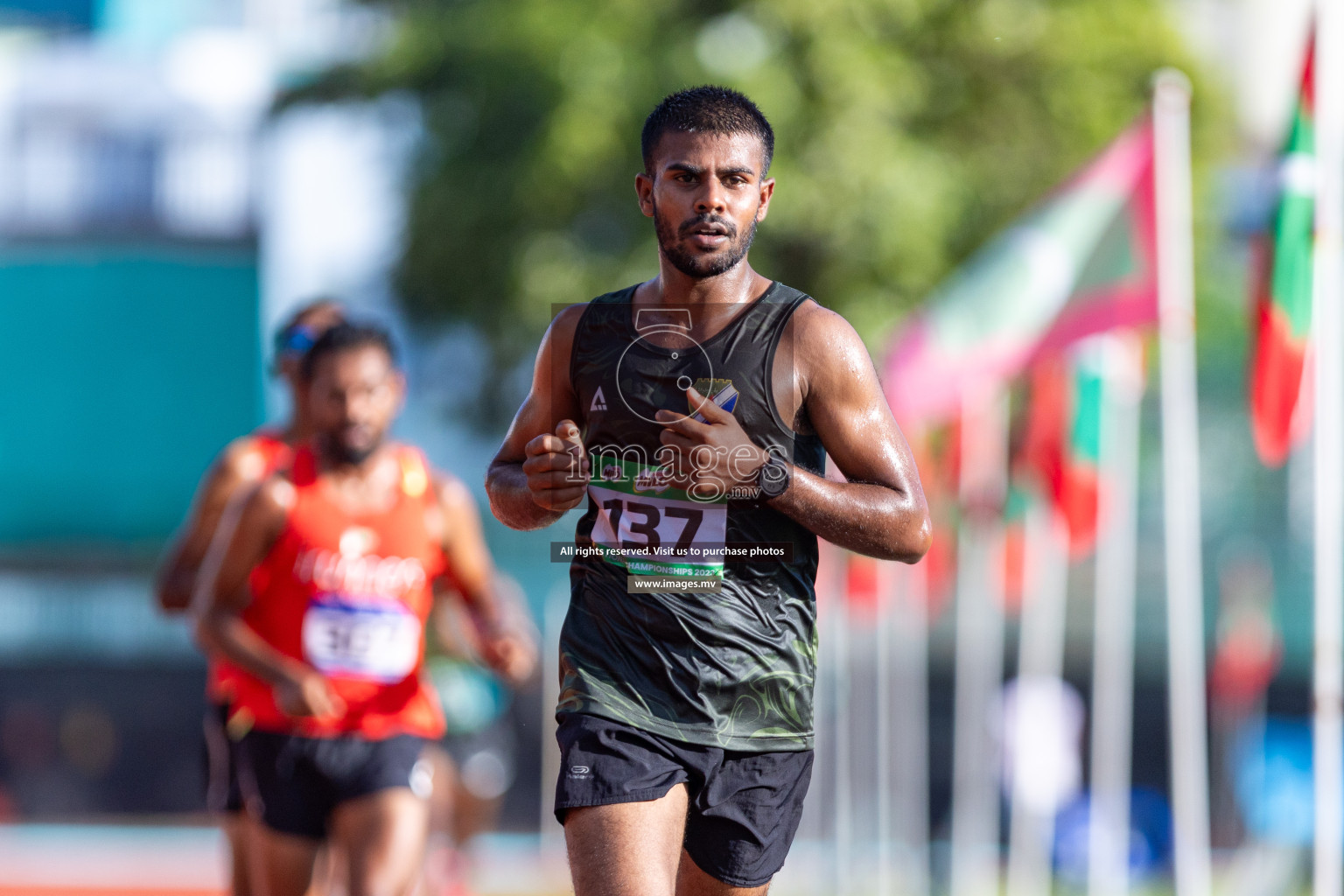 Day 2 of National Athletics Championship 2023 was held in Ekuveni Track at Male', Maldives on Saturday, 25th November 2023. Photos: Nausham Waheed / images.mv